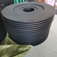 Galet de remplacement en nylon pour palan de grue, roue de guidage en nylon moulé pour câble métallique, autolubrifiant, longue durée de vie