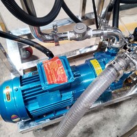 Agitateur mélangeur en acier inoxydable de 100 L avec moteur AC pour le traitement chimique à cisaillement élevé et l'utilisation dans l'industrie cosmétique