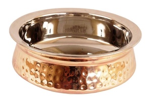 <span class=keywords><strong>King</strong></span> Đồng Mạ Cà Ri Phục Vụ Món Ăn Với Tay Cầm Bằng Đồng - Product Image 3