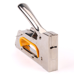 Pistolet agrafeur manuel professionnel robuste <span class=keywords><strong>pour</strong></span> câbles, <span class=keywords><strong>agrafeuse</strong></span> réglable <span class=keywords><strong>pour</strong></span> câblage électrique et réparation DIY - Product Image 4