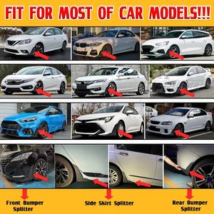 Alerones Laterales para Coche A4, Protector de Parachoques Delantero y Trasero, Divisor de Labio para AUDI A3 A4 A5 A6 A7 A8 Q3 Q5 Q7 RS5 - Product Image 2