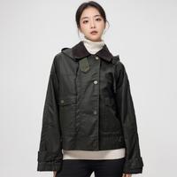 KINGSRICH blouson d'aviateur avec logo personnalisé blouson utilitaire en cuir pour femmes bombardier vintage en daim avec capuche