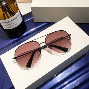 एंटी-यूव धूप का चश्मा पुरुषों के उच्च-अंत में विशेष बड़े चेहरे की आंखों के फैशन ब्रांड इंटरनेट सेलिब्रिटी टोड धूप का चश्मा - Product Image 6