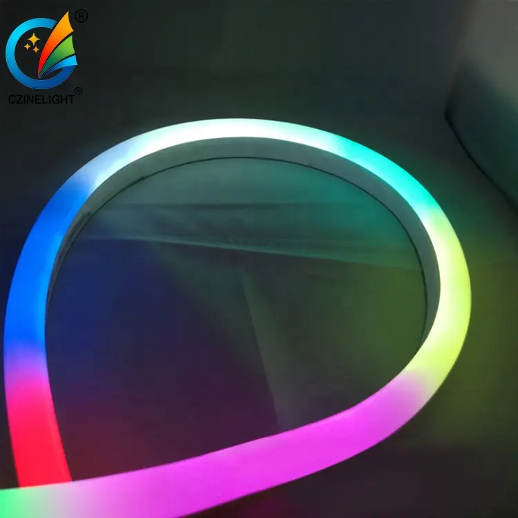 Уличная Гибкая неоновая световая полоса Czinelight 12 в низкое напряжение рекламные вывески 14 мм * 26 мм 20 метров в рулоне неоновые лампы 1 год