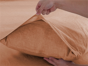 Funda de Almohada de Lino 100% Orgánico, Transpirable, de Verano, con Certificación GOTS, Hilo de Origen Francés - Product Image 2