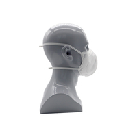 Masque facial jetable Sanqi Medical à 5 couches en tissu non tissé, respectueux de la peau, avec pince-nez ajustable SQ100Gs