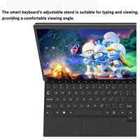 Ordinateur portable tablette 2 en 1 de 14 pouces avec écran tactile 2240x1440, nouveau processeur Intel N95, RAM 32 Go, SSD 2 To, Windows 11, clavier magnétique, pour les entreprises