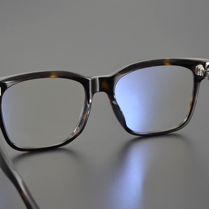 Ch8055 חזק עמידות אצטט הספקטרום עבה מרשם יוקרתי גברים משקפיים מסגרת קריאה אור עם מלבן גדול - Product Image 4