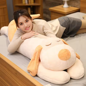 Custom Super morbido lungo peluche cartone animato cane giocattolo <span class=keywords><strong>orso</strong></span> o lontra compagno di sonno cuscino PP riempito orsacchiotto regalo - Product Image 5