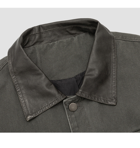 Giacca da <span class=keywords><strong>uomo</strong></span> Casual ampia e rigida con colletto in velluto invernale con colletto in velluto motivo a prova di acqua decorazione XL 5XL - Product Image 3