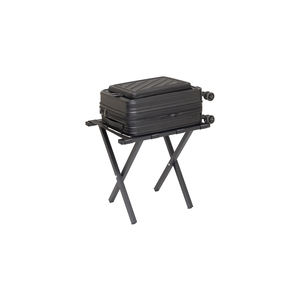 MILENYUM Foldable Metal Luggage Rack Heavy Duty Steel <b>Suitcase</b> Stand <b>Black</b> Hotel Guest Room Use Turkey - Product Image 6