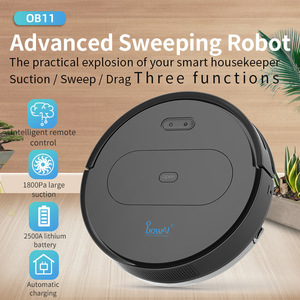 Aspirateur robot BowAi OB11 3 en 1 : balayage, aspiration, lavage, navigation par gyroscope, appareil de nettoyage intelligent pour la maison - Product Image 3