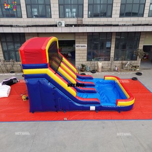 Precio de Fábrica al por Mayor: Tobogán Inflable Comercial de PVC de Doble Carril con Diseño de Olas para <span class=keywords><strong>Alquiler</strong></span> <span class=keywords><strong>en</strong></span> Fiestas - Product Image 3