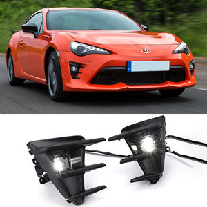 Lente transparente led antiniebla para <span class=keywords><strong>Toyota</strong></span> scion <span class=keywords><strong>GT</strong></span> <span class=keywords><strong>86</strong></span> GT86 2017 2018 2019, par de lentes transparentes con kit de arnés de interruptor - Product Image 2