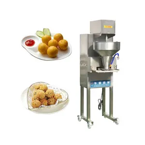 Automatische Rindfleisch bällchen hersteller Fleisch bällchen herstellungs maschine Fisch fleisch bällchen walzen Verarbeitung maschine