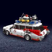 MOULD KING 10021S DIY Mini Voiture de Luxe Jouet Éducatif Kit de Briques en Plastique Ensemble Modèle de Bus Fantôme Construction de Voiture Blocs pour Enfants