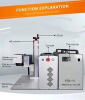 Machine de gravure laser 3D UV 3W 5W 10W refroidie par air, nouvelle génération, pour verre et cristal, compatible avec les formats DXF/LAS/PLT/BMP/AI