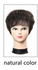 วิกผมสั้นหยิกแบบคลุมทั้งศีรษะสำหรับผู้หญิง วิกผมสั้นหน้าม้าปัดข้าง <span class=keywords><strong>ผม</strong></span>แท้ธรรมชาติ สำหรับวัยกลางคนและ<span class=keywords><strong>ผู้</strong></span><span class=keywords><strong>สูงอายุ</strong></span> ขายส่ง - Product Image 5