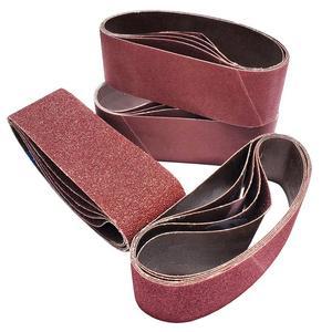 <span class=keywords><strong>3X21</strong></span> Inches 75X533mm <span class=keywords><strong>bande</strong></span> <span class=keywords><strong>abrasive</strong></span> en oxyde d'aluminium résistant à l'usure pour <span class=keywords><strong>bande</strong></span> de ponçage de tissu de plancher en bois - Product Image 1
