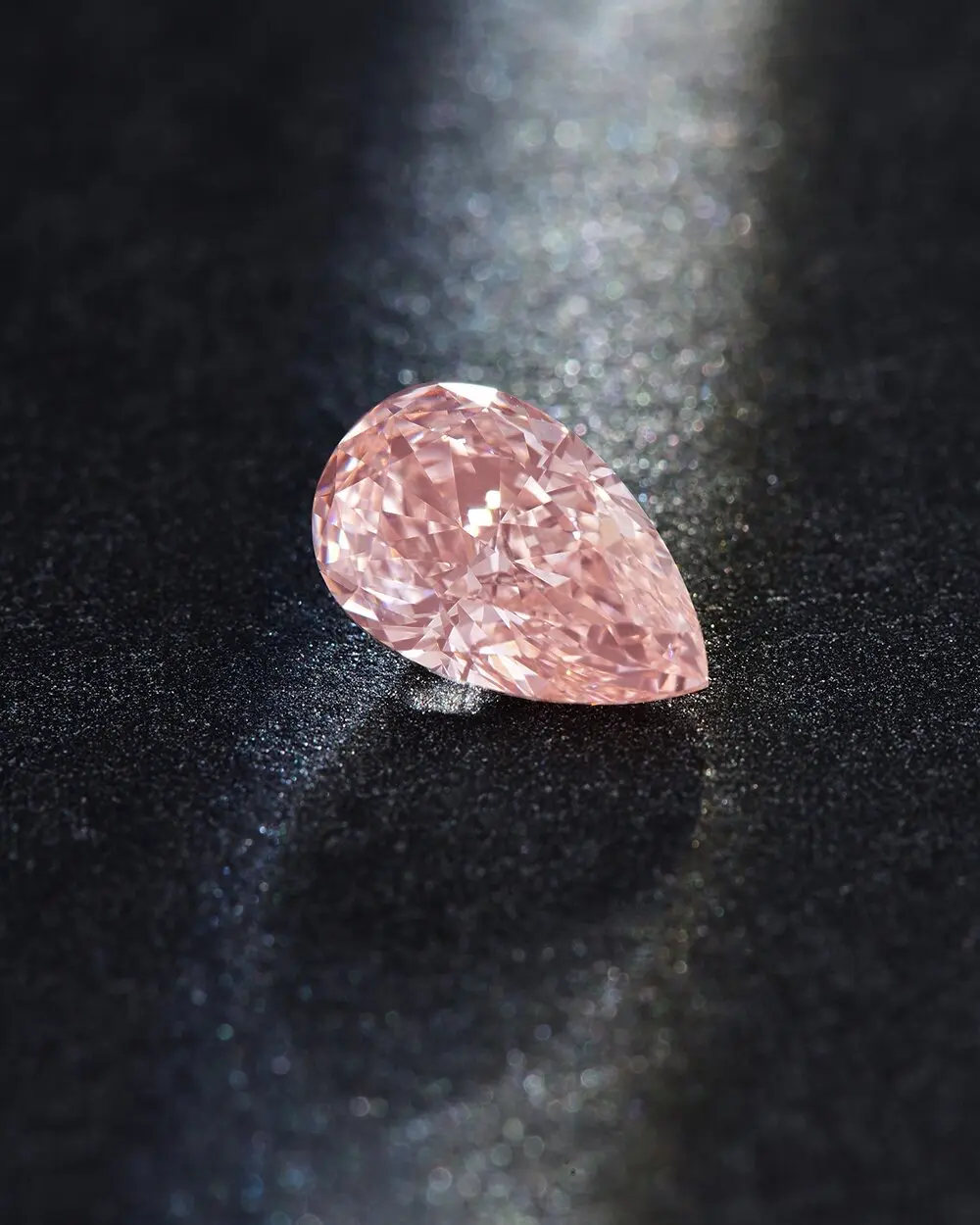 고급스러운 설정 랩 재배 다이아몬드 배 컷 멋진 핑크
