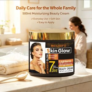 Crème hydratante 500ml GMP, best-seller MEILISIFU, crème éclaircissante pour le <span class=keywords><strong>corps</strong></span> et le visage au collagène, 7 jours de luminosité, hydratante 500ml GMP - Product Image 1