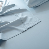 100% draps de bambou bambou Viscose refroidissement doux respirant draps de lit ensemble de literie drap de lit en bambou