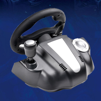 Volante de Carreras Honcam para Simulador de Conducción con Joystick y Pedales de Freno para PS4, Xbox 360, Xbox One y PC