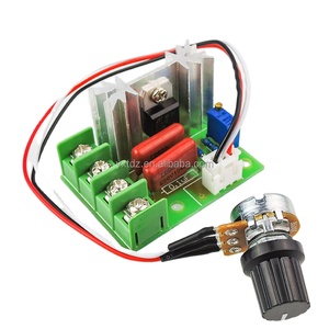 Module de régulation de vitesse SCR 2000W 220V AC avec bouton externe, contrôleur de tension de moteur PWM, carte variateur de vitesse - Product Image 4