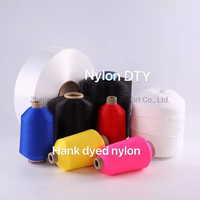 Fil de nylon 100% semi-obscur teint en masse DTY Nylon 6, très demandé en Turquie, en Italie et en Asie du Sud-Est