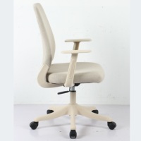 Chaise de bureau exécutive ergonomique moderne Henglin en tissu, hauteur réglable, housse de dossier amovible pour bureau à domicile, salon