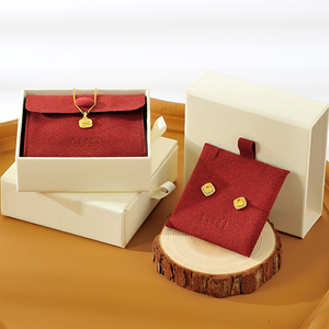 Bolsa de Embalaje para Joyería Promocional, Nueva, de Alta Calidad, Moderna y Única, Bolsa Pequeña para Regalo con Botón para Promociones - Product Image 4