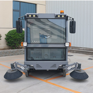 Barredora de pisos Ride On de 42 pulgadas con batería de 48V, máquina de limpieza industrial y comercial - Product Image 3