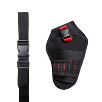 Étui de ceinture portable robuste pour perceuse-visseuse sans fil, sac à outils d'électricien, porte-embouts, pochette de rangement pour perceuse sans fil