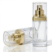 Flacon d'émulsion aqueuse 120 ml, flacon d'essence 50 ml, pots de crème au miel 50 g/30 g, ensemble de flacons cosmétiques en verre.