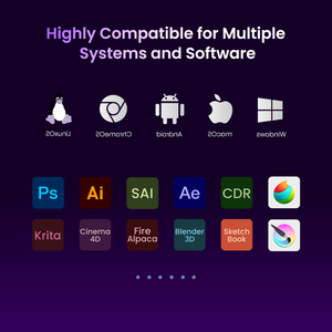 Tavoletta Grafica DigiDraw Turing Smart S TW410, Tablet Digitale Portatile per Arte, 250g Ultra Sottile 7.5mm, BT 5.0 per Design Grafico - Product Image 6