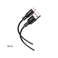 Câbles de données USB Micro TPE intelligents à charge rapide, durables, 1 mètre, OD 3,8 mm, pour téléphone portable, vente en gros d'usine KAKUSIGA