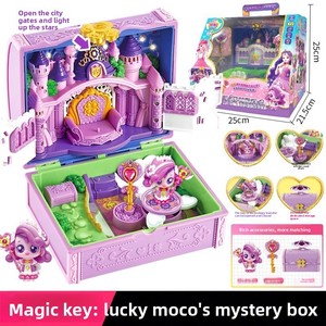 Maravillosa Caja Misteriosa de Juguetes Mengke 3 con Sonido y Luz en Forma de Corazón, Caja de Plástico con Tesoro Sorpresa para Niñas de 5 a 7 Años - Product Image 3