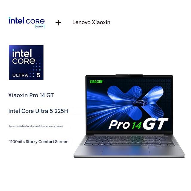 Lenovo IdeaPad Xiaoxin Pad Pro14 GT Intel 332GB+1TB 14inch OLED 120Hz Screen Portable and Lightweight Office Notebook