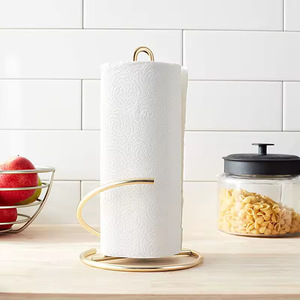Minimalist No-Drill Metal Kitchen <b>Paper</b> Towel Holder Freestanding Roll <b>Paper</b> Stand & Napkin Holder for Hotels and Restaurants - Product Image 3