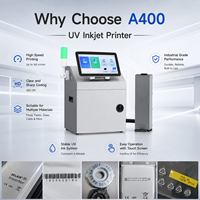 Máquina de Codificación UV Profesional Ricoh G4 A400, Impresora de Inyección de Tinta Industrial, Codificador de Alta Resolución de 32.4 mm para Impresión en Metal y Plástico