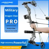 Ensemble de chasse avec arc composé Junxing M129 et poulie pour le tir à l'arc en plein air
