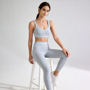 Women Gym Breathable Yoga <b>Tights</b> Stretch Running Sports Fitness Pants High Waist Belly Control Butt Lifting Sports Pants Custom - Product Image 1