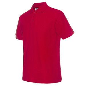 Venta al por mayor 220 GSM 100% algodón Unisex hombres mujeres Multicolor sólido OEM Logo personalizado liso camiseta Polo <span class=keywords><strong>camisetas</strong></span> camiseta - Product Image 6