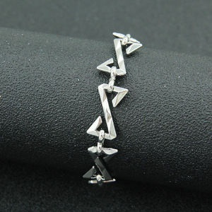 Hot Selling Innovation Design Silve Plated <b>Titanium</b> Steel <b>Chain</b> Bracelet Simple Hiphop Style Unisex's Bracelets Trendy Jewelry - Product Image 2