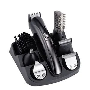 Professional Rechargeable Haircut Machine Adjustable 0.8-2ミリメートルElectric Shave刃Hair Clipper