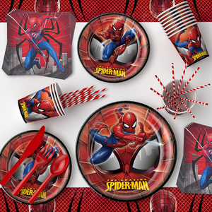 Los Artículos <span class=keywords><strong>para</strong></span> la Fiesta <span class=keywords><strong>de</strong></span> <span class=keywords><strong>Cumpleaños</strong></span> <span class=keywords><strong>de</strong></span> Spider-Man Incluyen Vajilla con Manteles, Pancartas, Platos, Servilletas, etc. - Product Image 3
