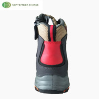 Bottes de sécurité montantes en cuir véritable toutes saisons pour l'ingénierie, vente en gros, fournisseurs d'usine chinois