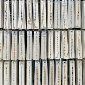 XUPING Schmuck 14k 18k Goldfarben Plattiert Synthetischer Zirkonia Kupfer Kettenglied Tennis Mode Damen Charm Armband - Product Image 2