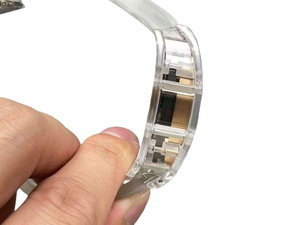 นาฬิกาผู้ชายหรูหราปรับแต่งเองได้พร้อมเคสคริสตัลแซฟไฟร์ตัวเรือน RM055ทอง18K หัวเข็มขัดมงกุฎสแตนเลสพร้อมแถบยาง - Product Image 6