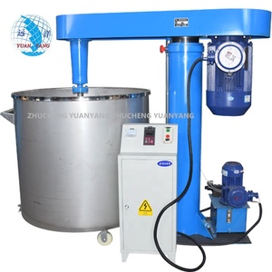 22Kw tốc độ cao disperser biến tốc độ Sơn phân tán trộn máy thủy lực nâng Màu Dán phân tán Dissolver Mixer - Product Image 3